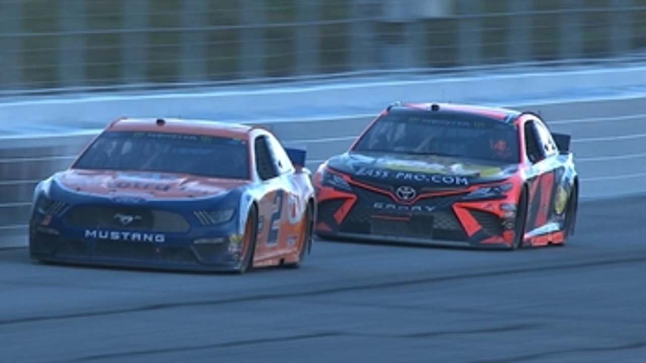 How Brad Keselowski kept Martin Truex Jr. at bay for the final laps in Atlanta ' FOX NASCAR