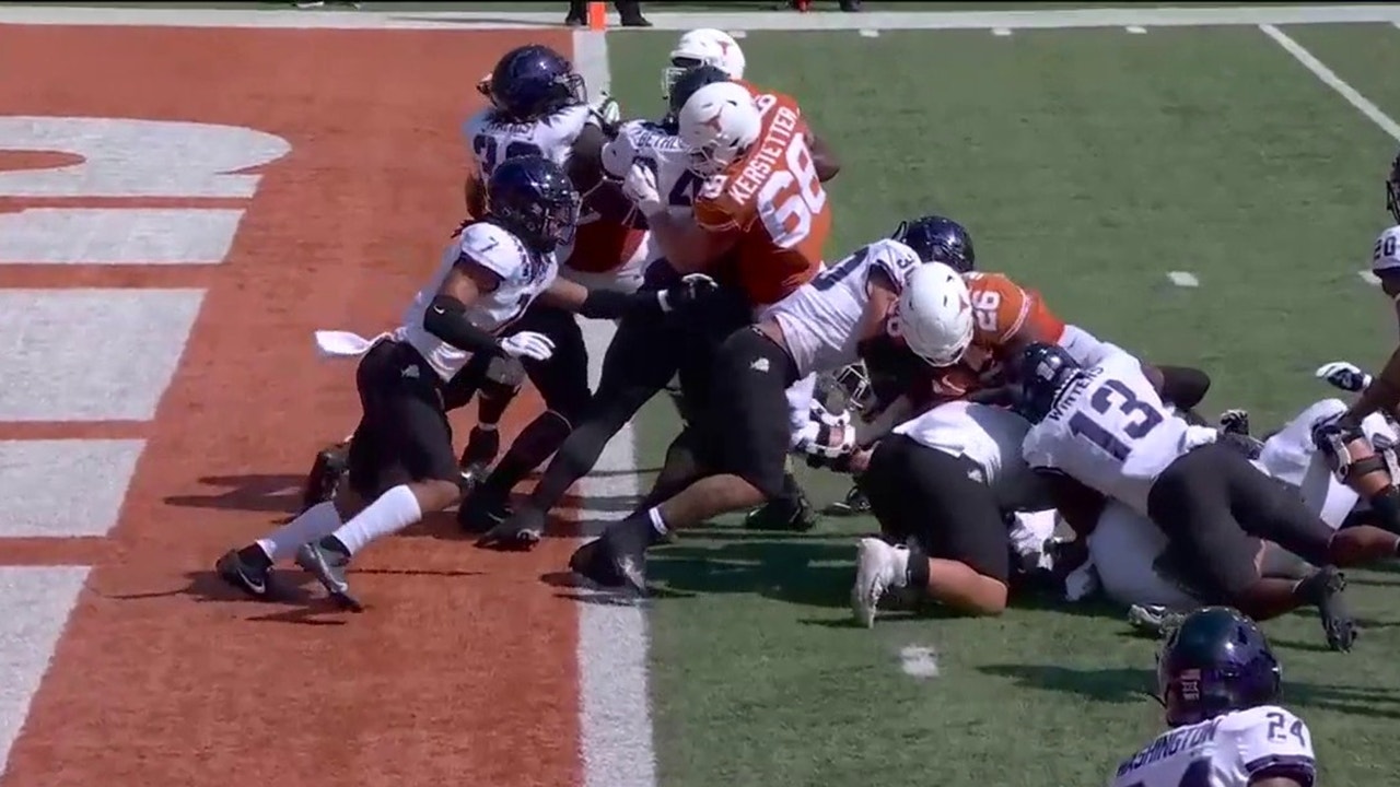 TCU's Garrett Wallow forces Keaontay Ingram fumble at the goal line to ice the win