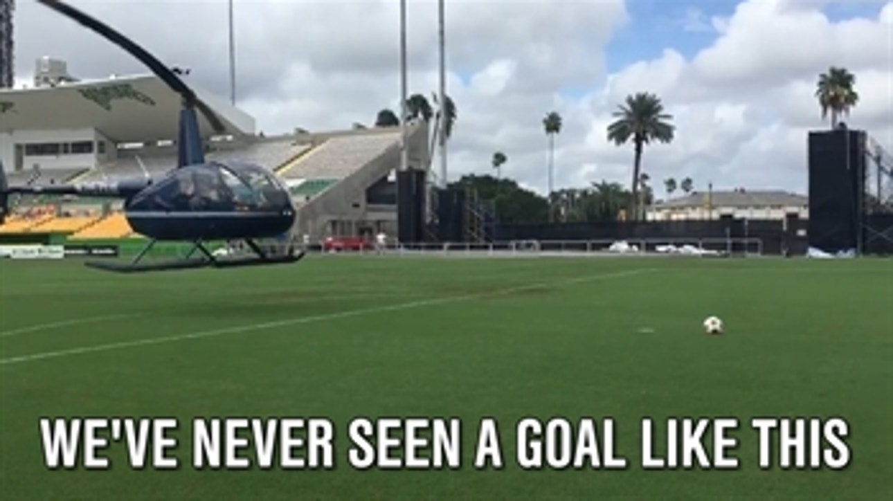 The Tampa Bay Rowdies found a creative way to 'score' a goal