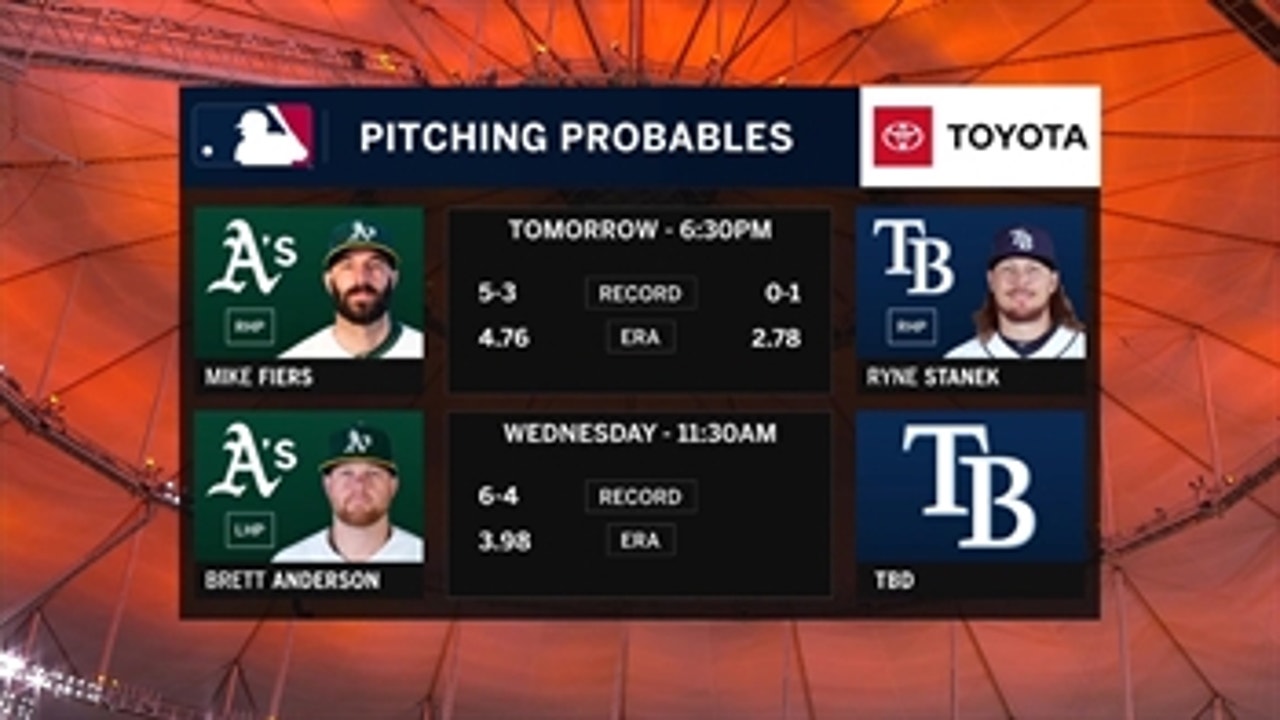 Rays take aim at another win over A's