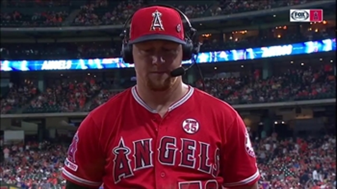 Kole Calhoun post game interview after his big night against the Astros