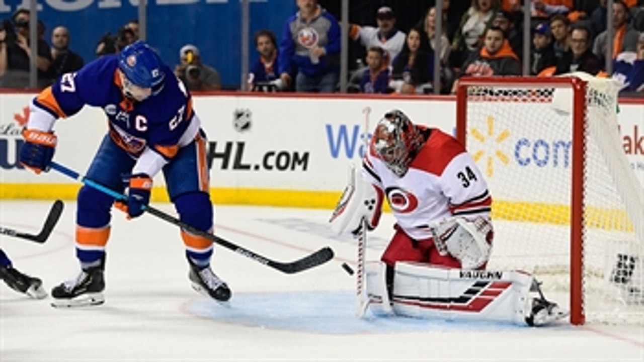 Hurricanes  drop Islanders in OT to take Game 1