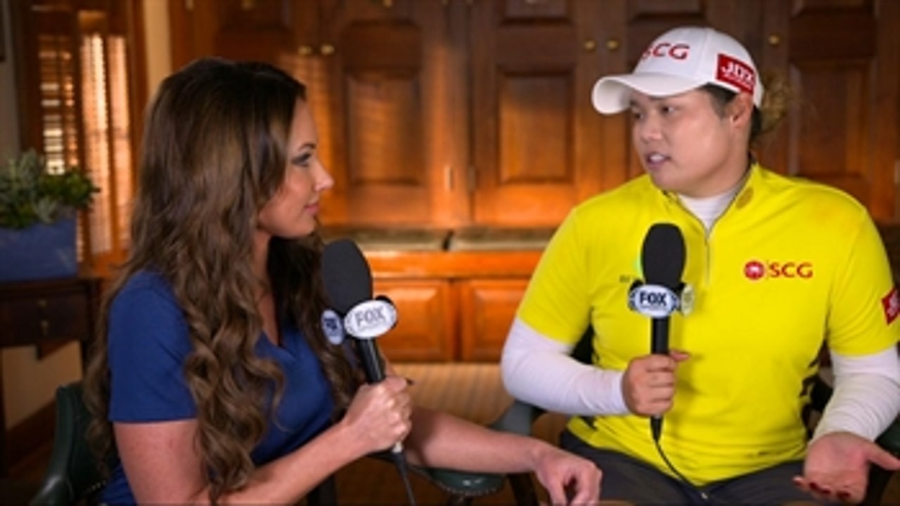 Ariya Jutanugarn sits down with Holly Sonders after a strong first round at the US Women's Open
