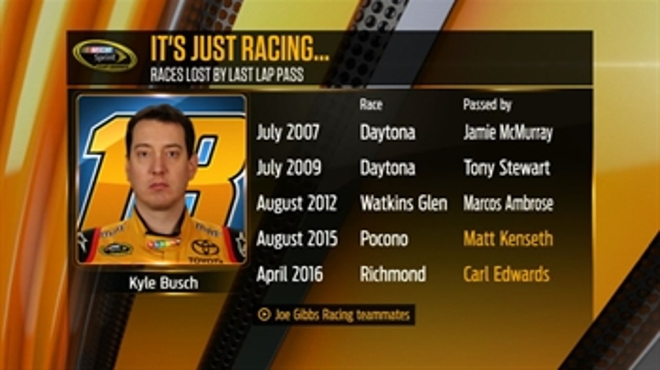 How will JGR react to Busch/Edwards bump at Richmond?