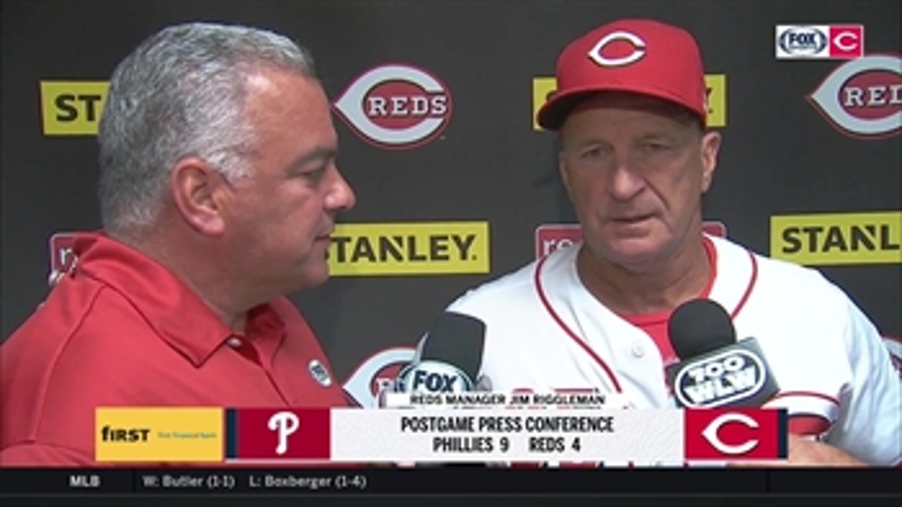 Jim Riggleman noticing HR's allowed increasing by Reds pitching staff