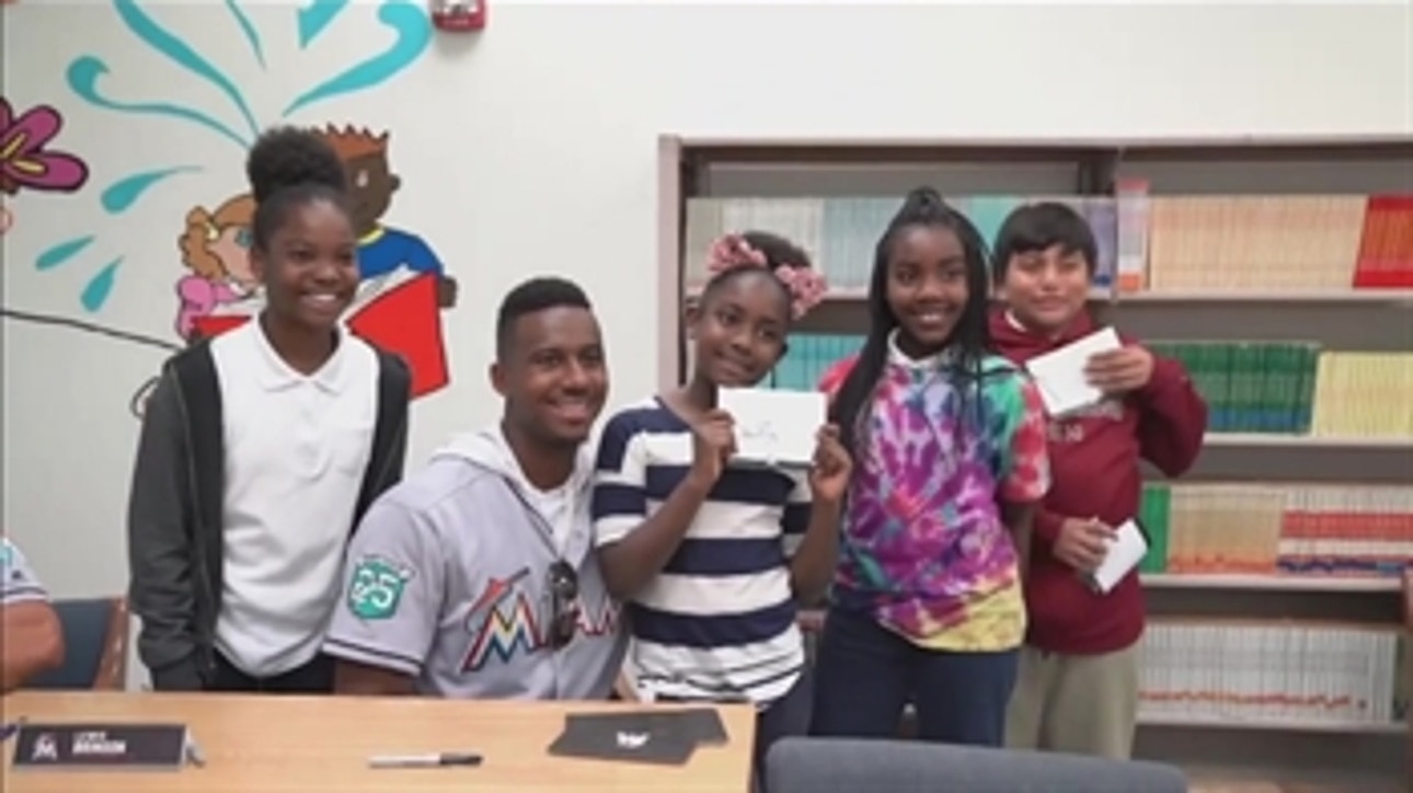 Marlins venture to local schools as part of Think Tank Week