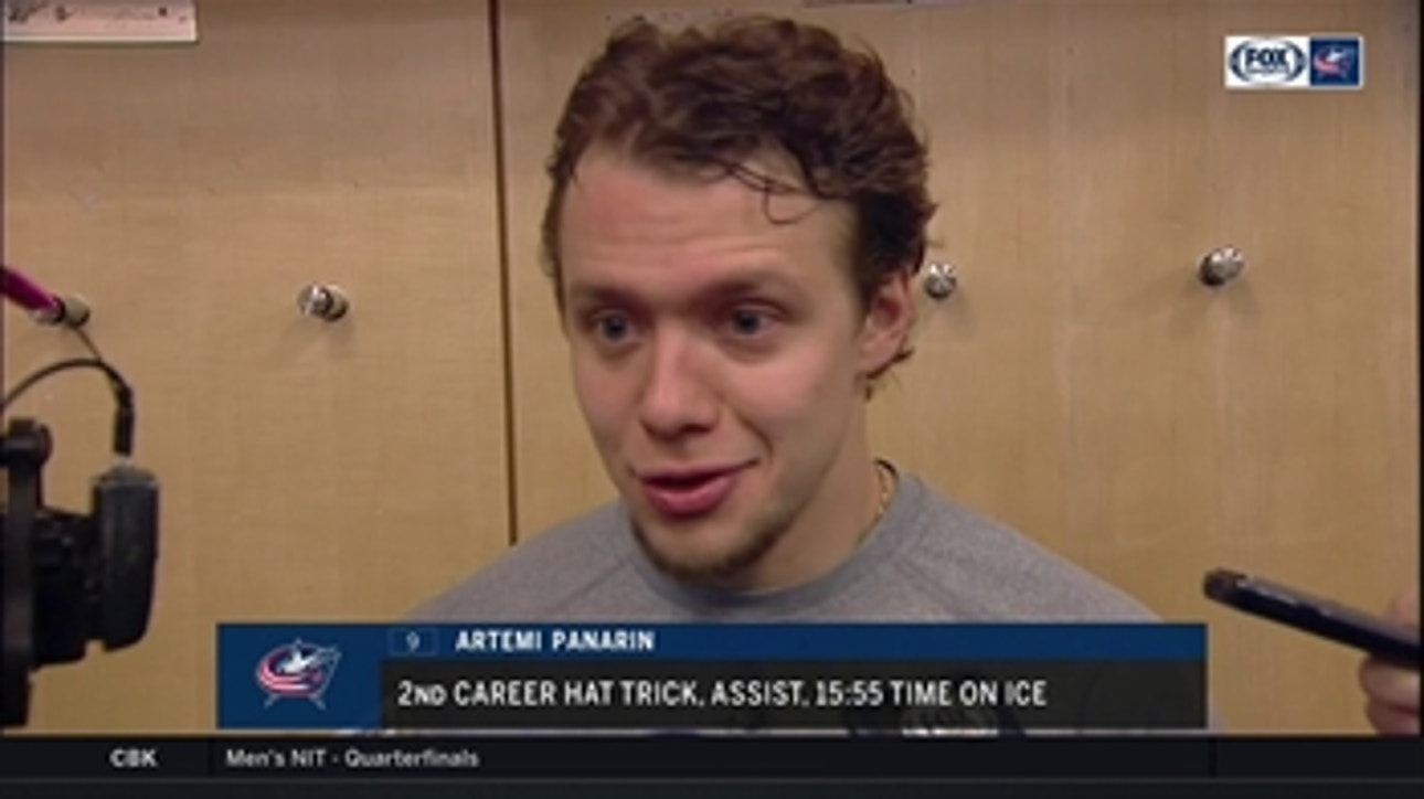 Artemi Panerin on season with CBJ: 'I'm enjoying every moment'