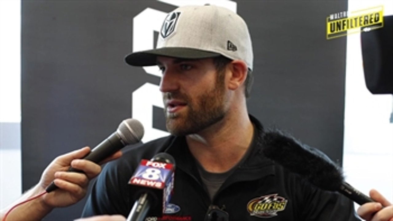 Corey LaJoie tells Michael Waltrip about the progress he's making in the No. 32