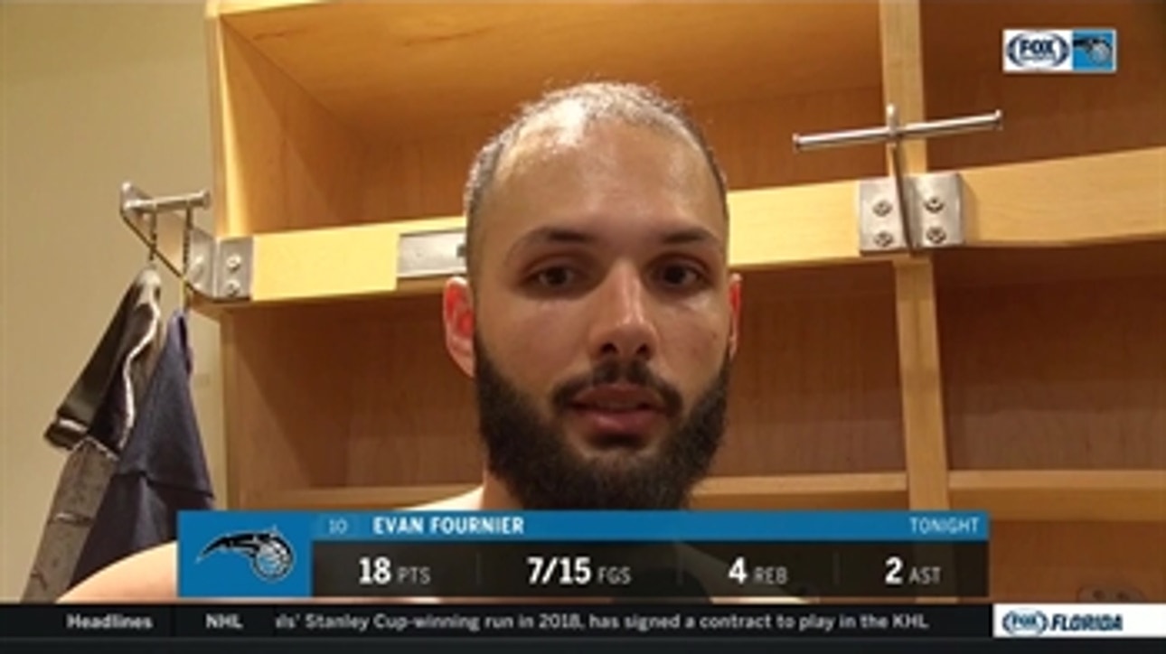 Evan Fournier on loss to Raptors: 'We weren't physical enough'