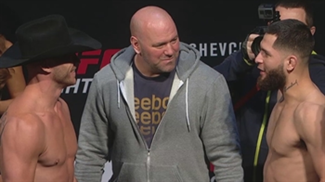 Donald Cerrone vs. Jorge Masvidal ' Weigh-In ' UFC ON FOX
