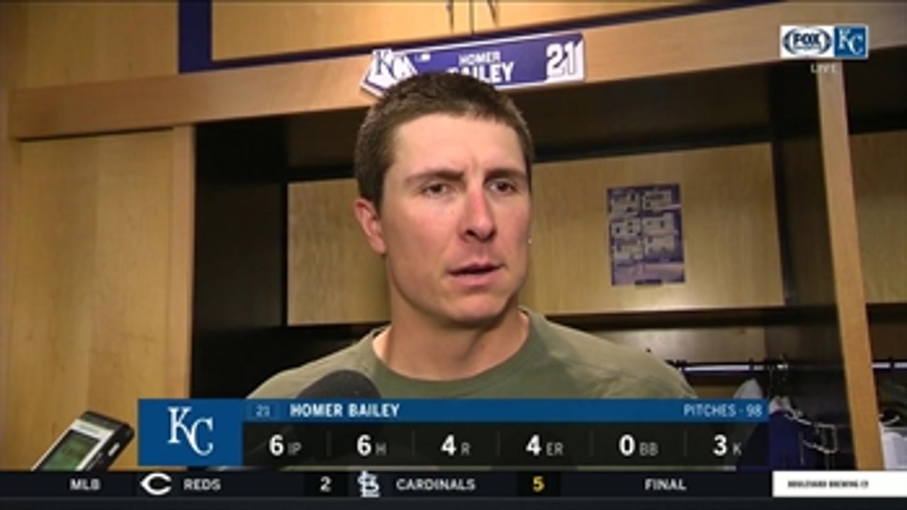 Bailey: Needed to 'keep going forward' after first inning