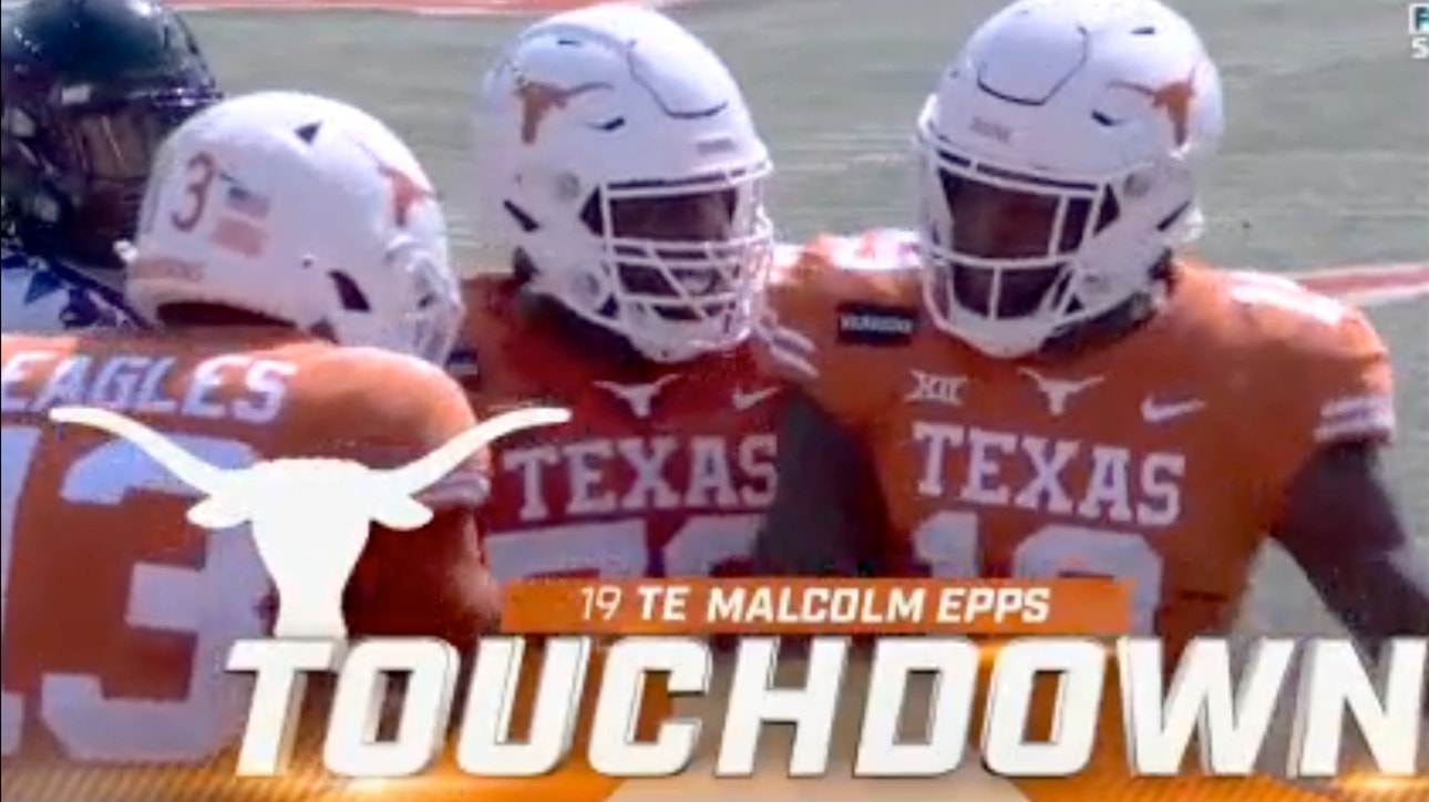 Sam Ehlinger finds Malcolm Epps to give Texas a 29-26 lead vs TCU