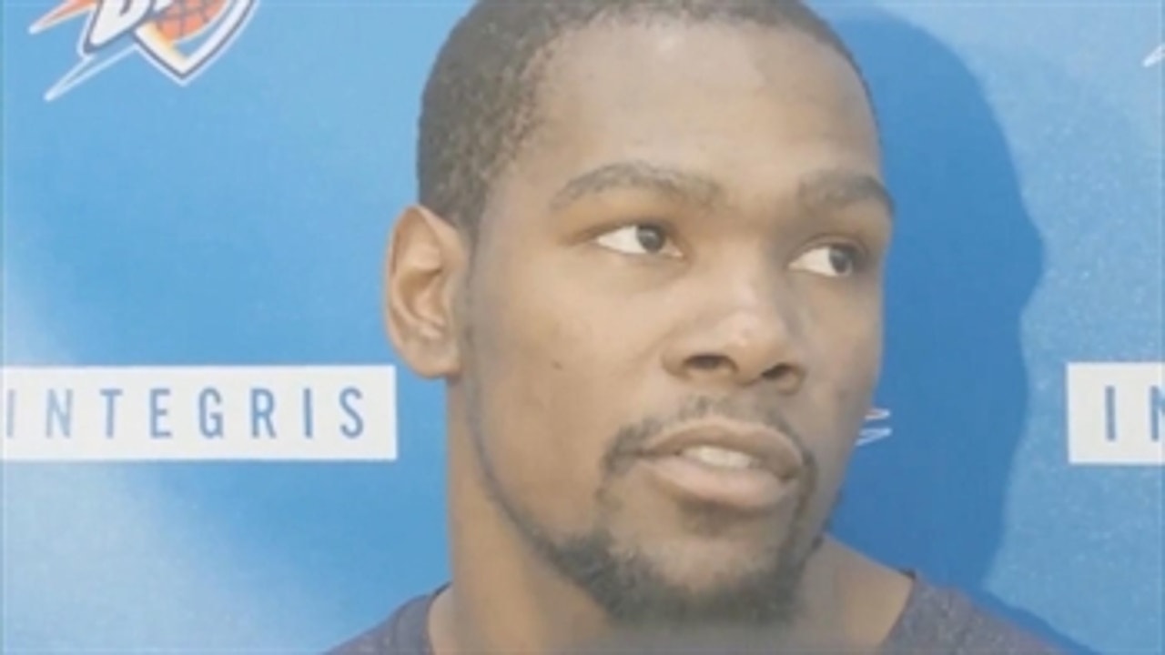 Durant on facing Spurs without Ibaka