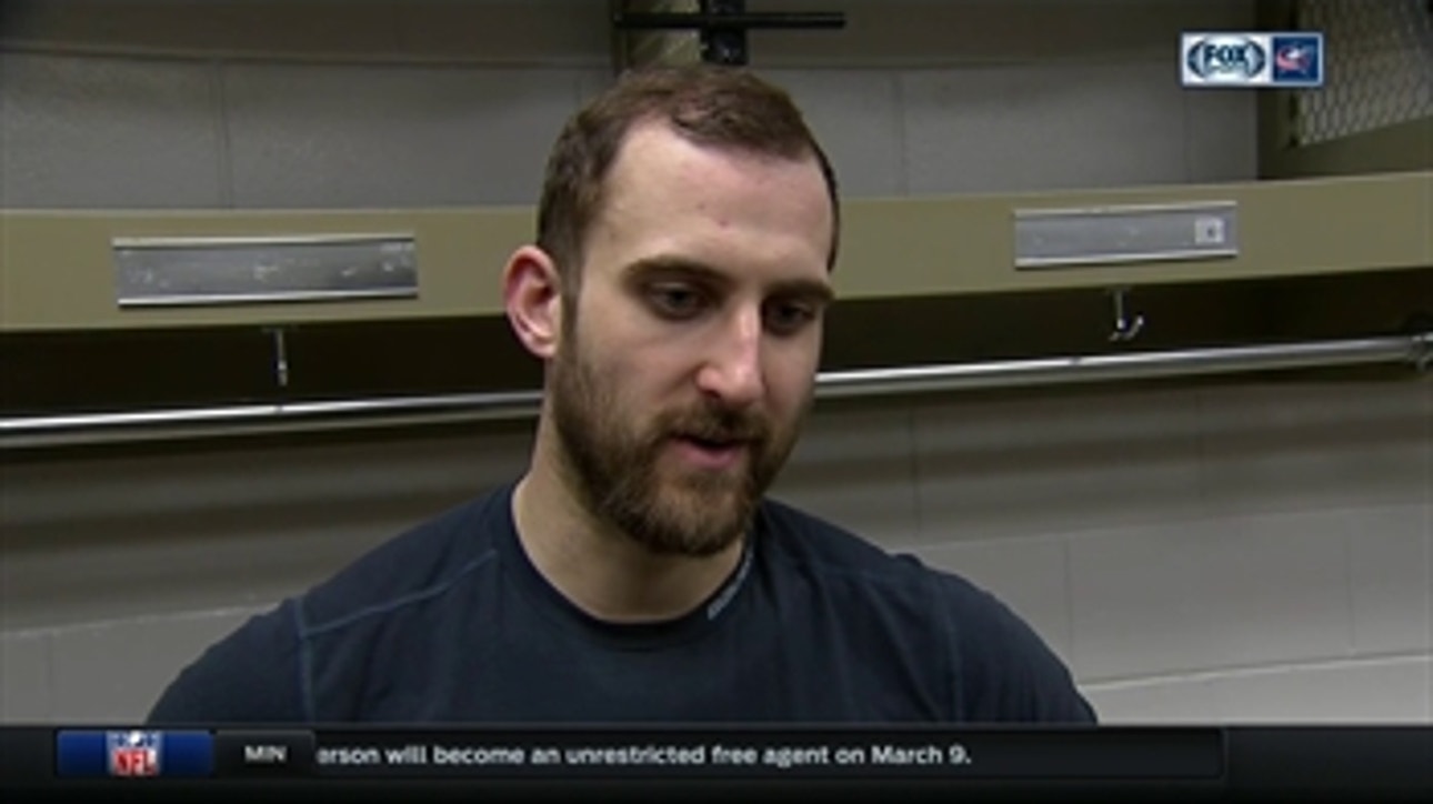 Nick Foligno feels the Blue Jackets deserved two points after OT loss to Habs