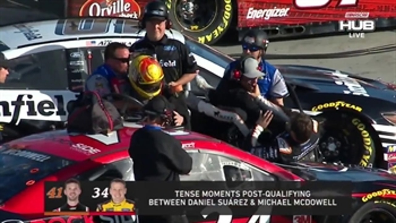 Drew Blickensderfer talks about his role in the Daniel Suárez and Michael McDowell scuffle