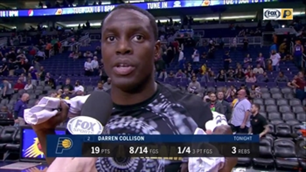 Darren Collison: 'We didn't want to play around' against Suns