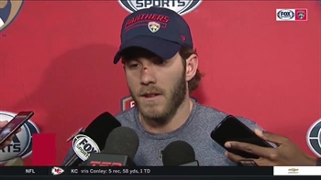 Mike Hoffman on facing his old team for the first time since he was traded to Florida