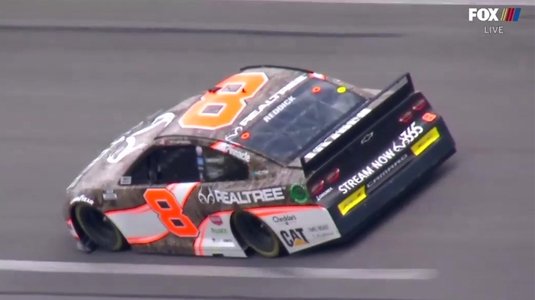 Tyler Reddick wins stage one of the Geico 500 under caution at Talladega Superspeedway
