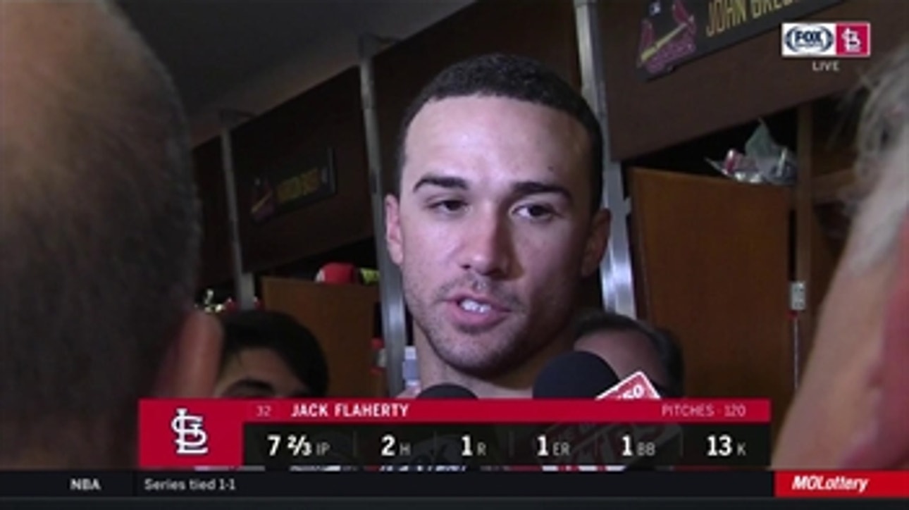 Jack Flaherty says he 'got into a groove' with Francisco Peña