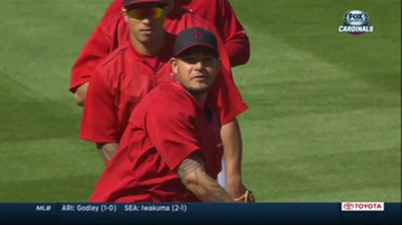 Matheny says Cardinals were lucky with Yadi