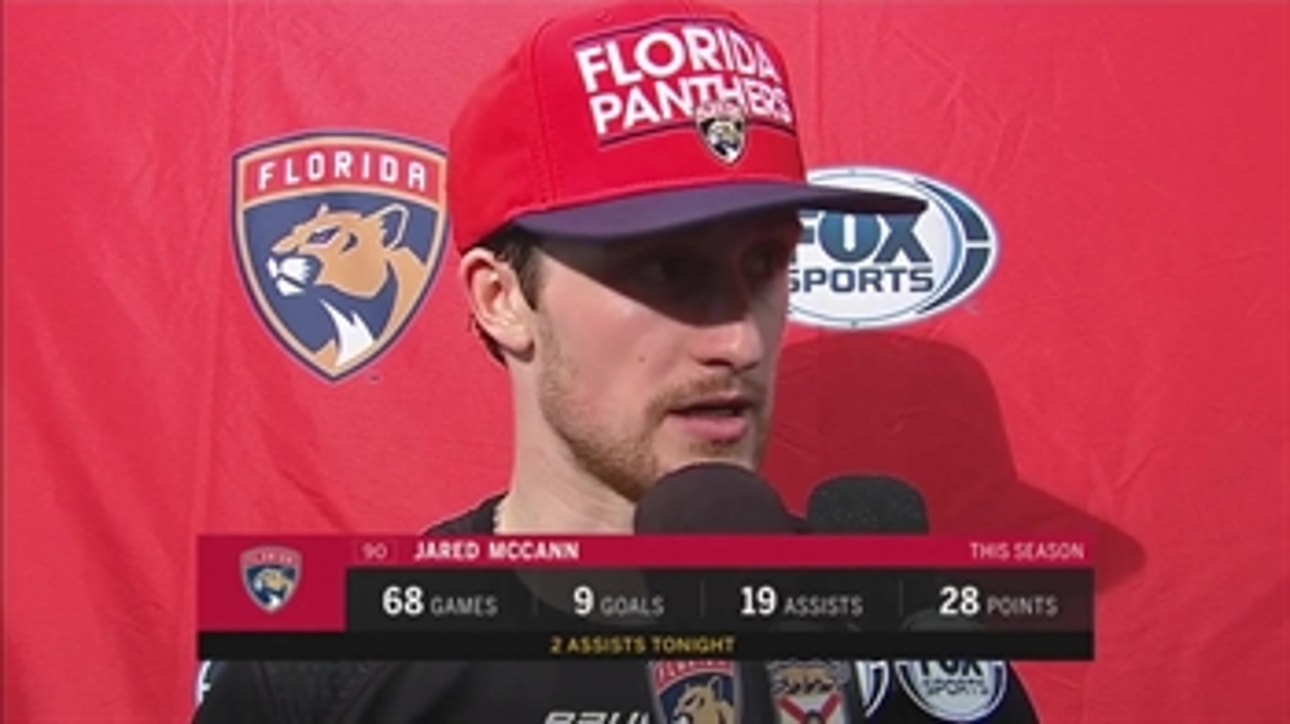 Jared McCann says Panthers have to learn from this season