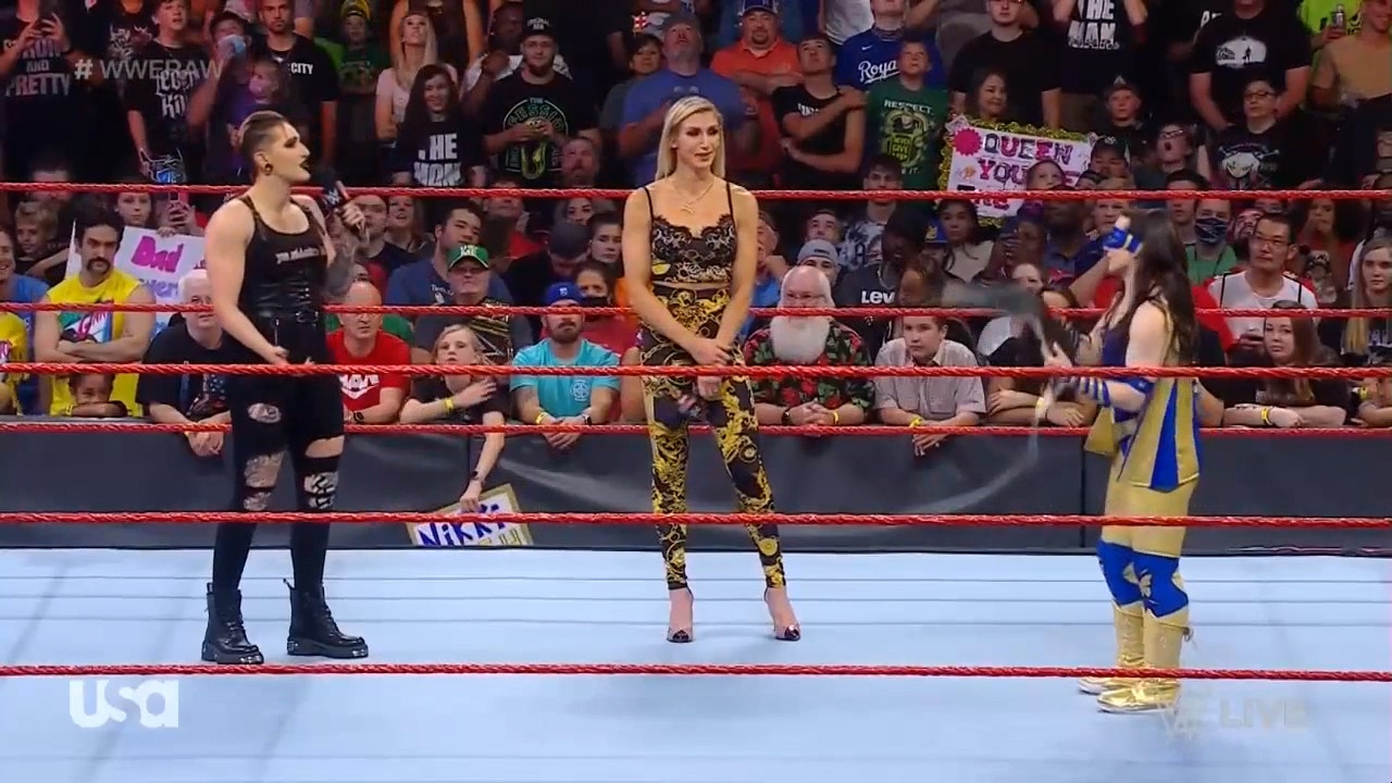 Nikki A.S.H. to defend Raw Title vs. Rhea Ripley and Charlotte Flair