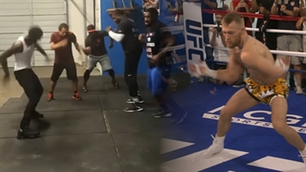 Fighters around the world are trolling Conor McGregor after his Media Day workout on Friday