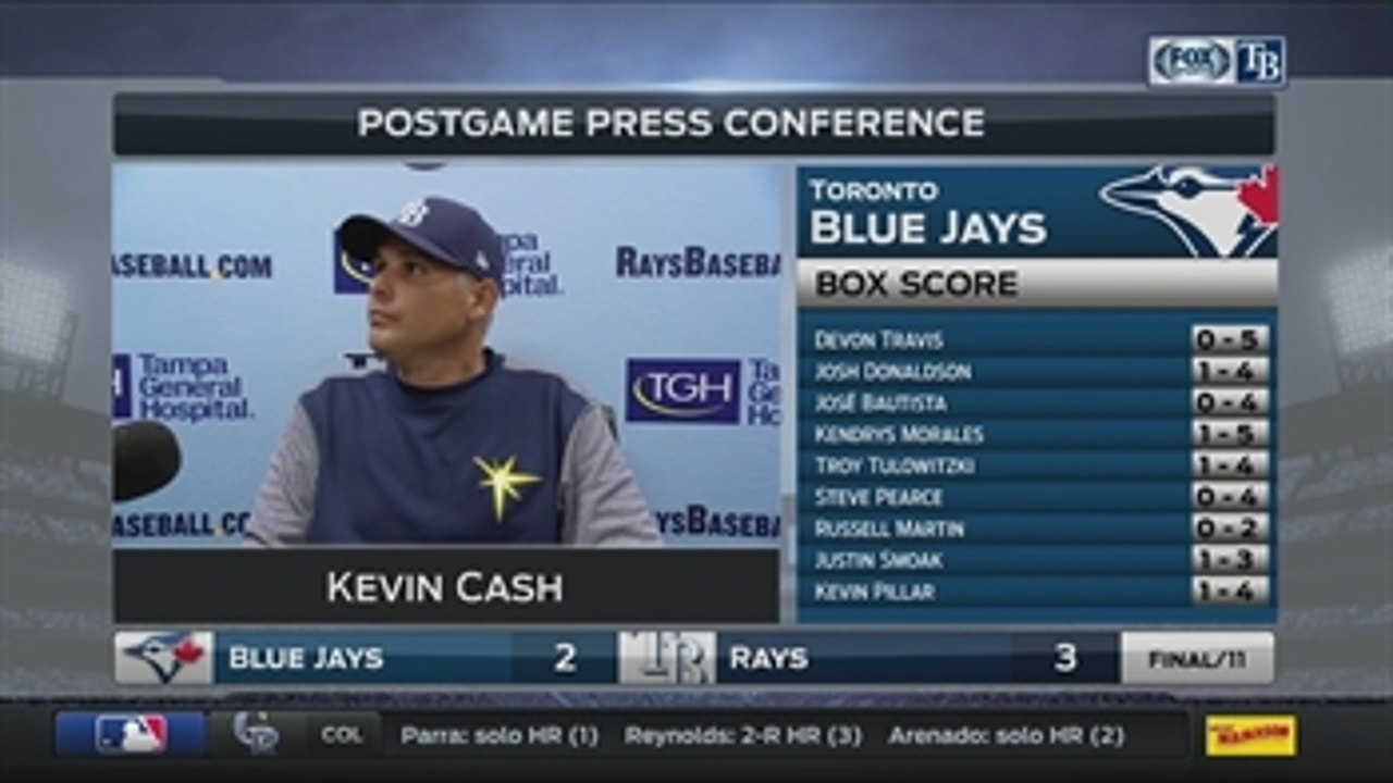 Kevin Cash says Rays found a way to win yet again