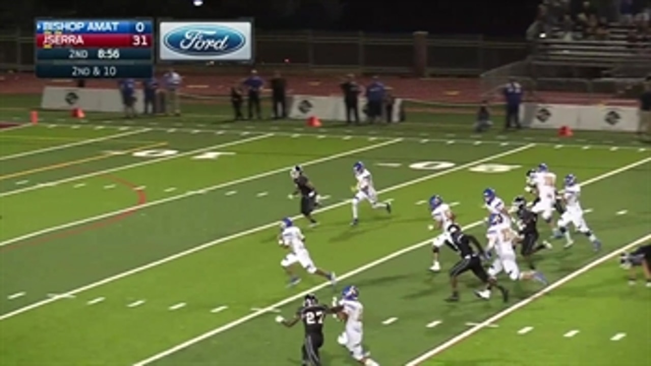 Week 2: Bishop Amat's Deven Jarvis takes screen pass for six