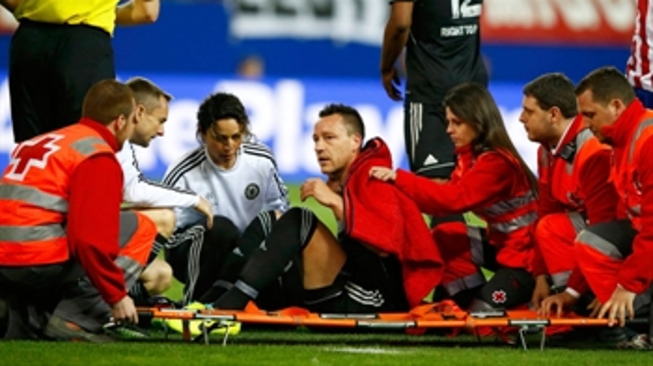 Chelsea's John Terry sustains foot injury vs. Atletico