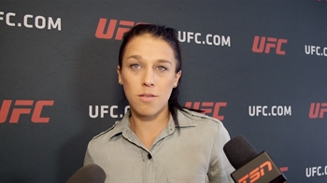Joanna Jedrzejczyk was serious about fighting at UFC 213