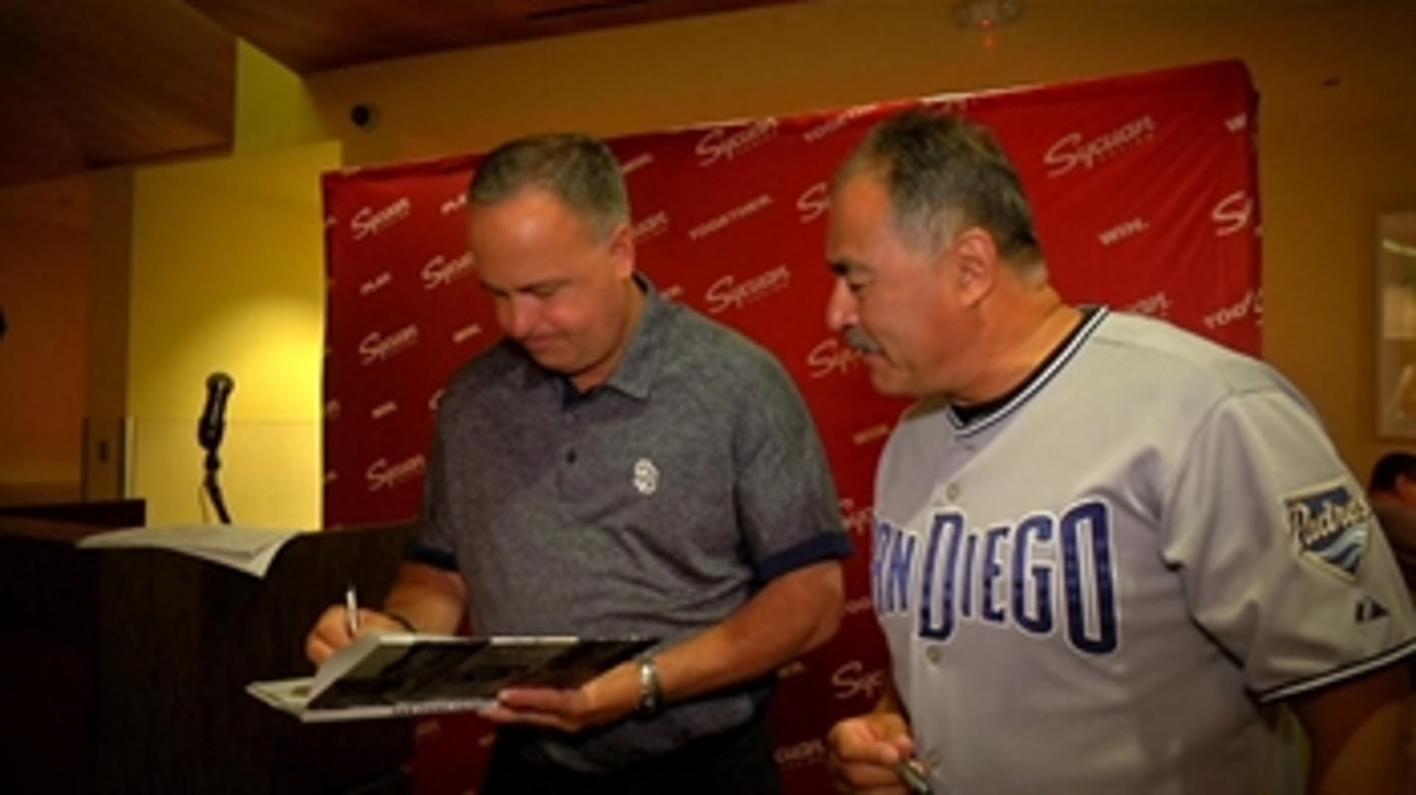 Andy Green, Don Orsillo and Ryan Buchter meet fans at Sycuan Casino