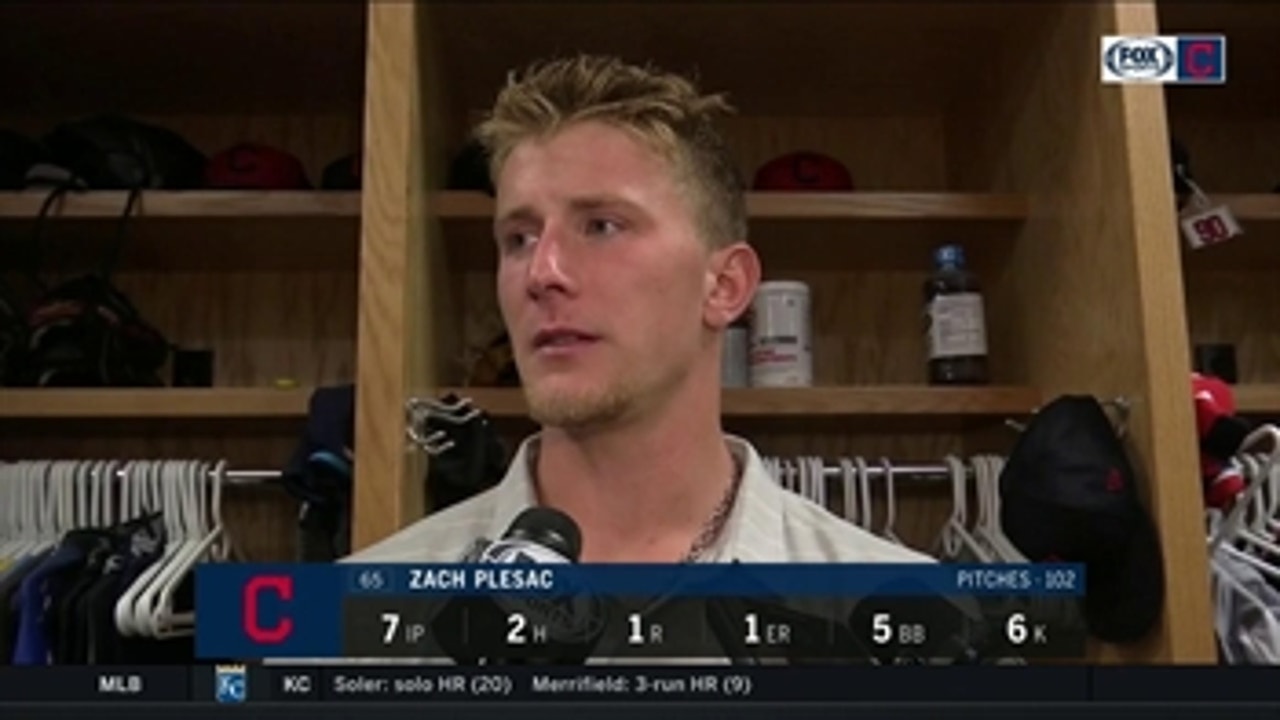 Zach Plesac on the roadie: 'We've been swinging the heck out of the bat'