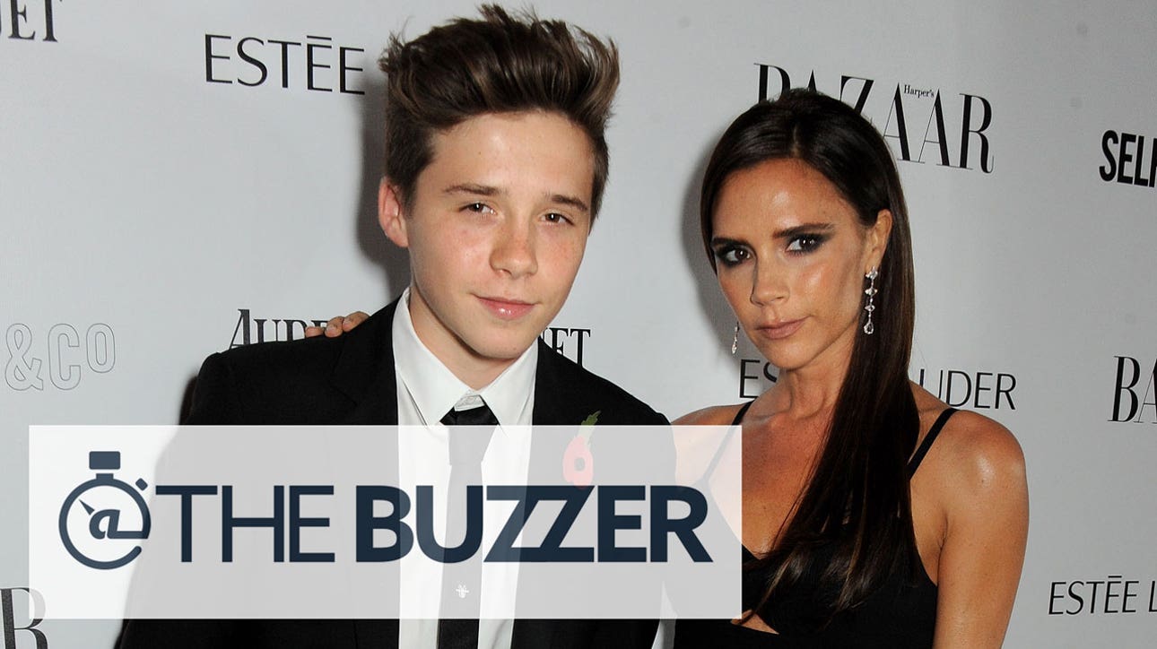Brooklyn Beckham tries to outshine his dad with trick shot