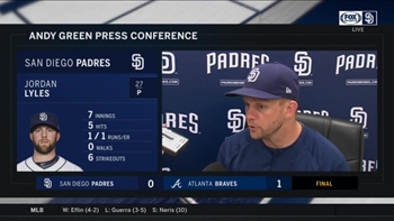 Andy Green talks about the performances of Lyles, Newcomb after the loss