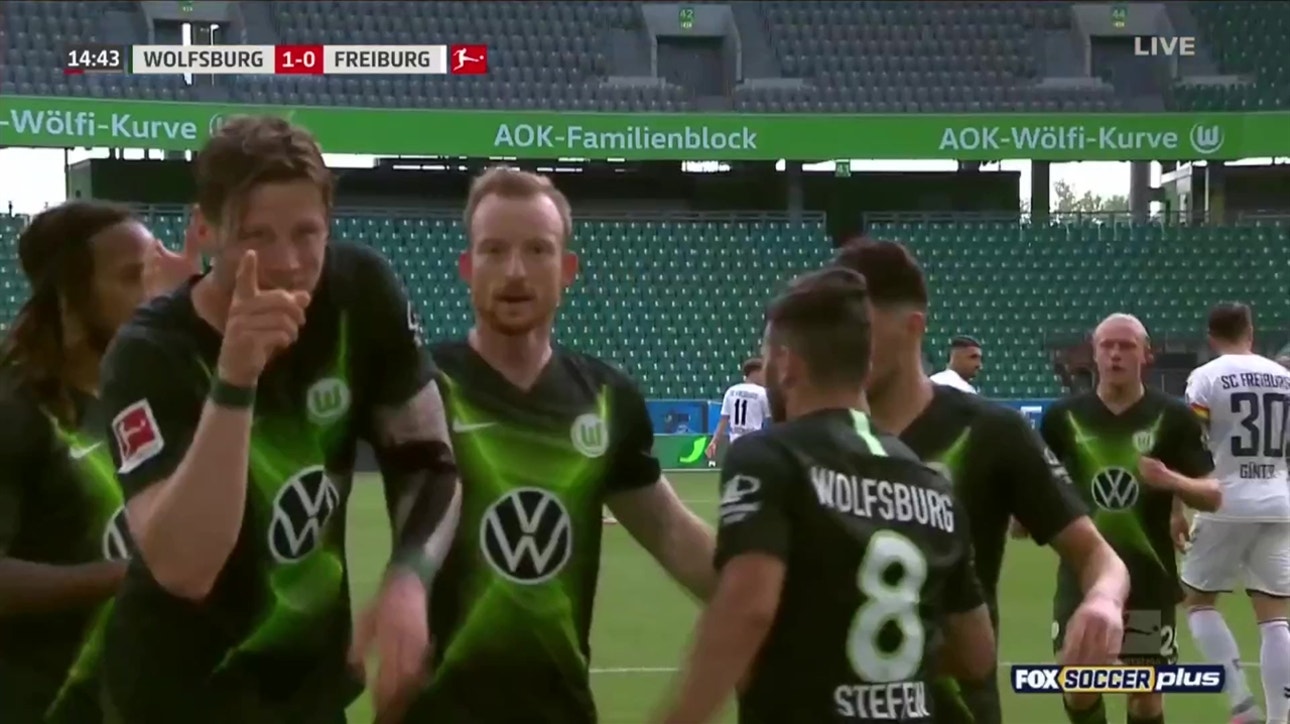 Wout Weghorst puts Wolfsburg in front early vs Freiburg in crucial match ' FOX SOCCER