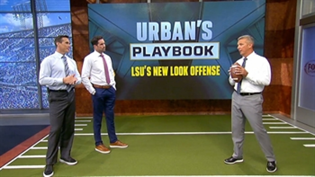 Urban Meyer breaks down LSU's passing offense & 3 types of QB reads | URBAN'S PLAYBOOK
