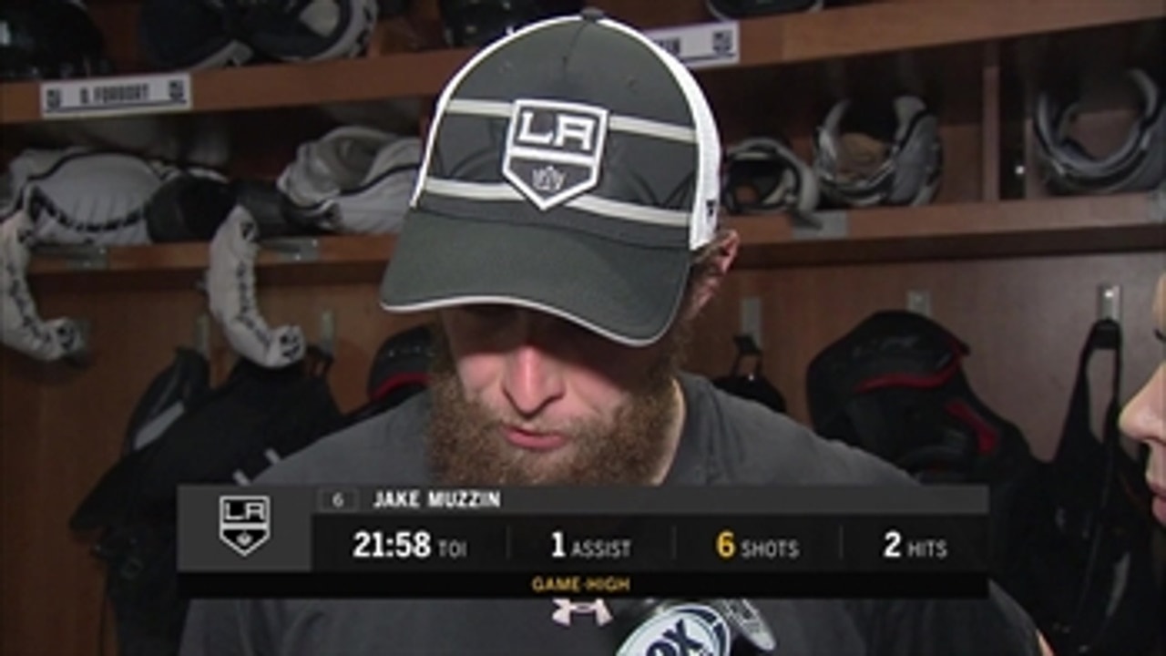 Jake Muzzin: We couldn't get back into it; it's disappointing