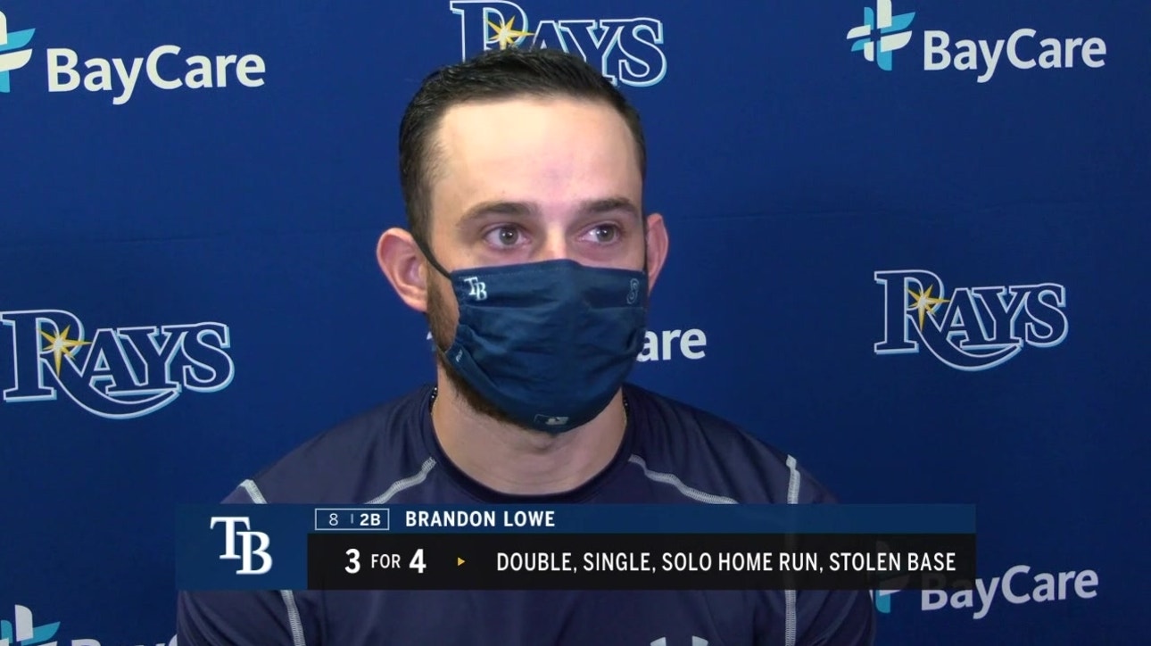 Brandon Lowe on clutch HR, Rays' loss to Nationals