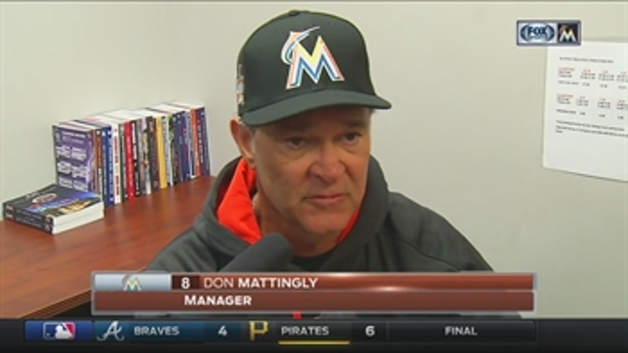 Mattingly on Marlins win: 'A lot of guys swung the bat good'