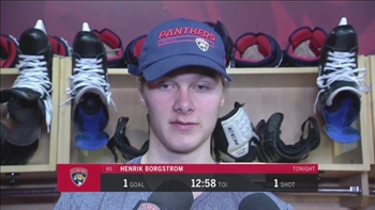 Henrik Borgström on Cats’ loss to Blues: ‘In the 2nd period we start to slip off our game’