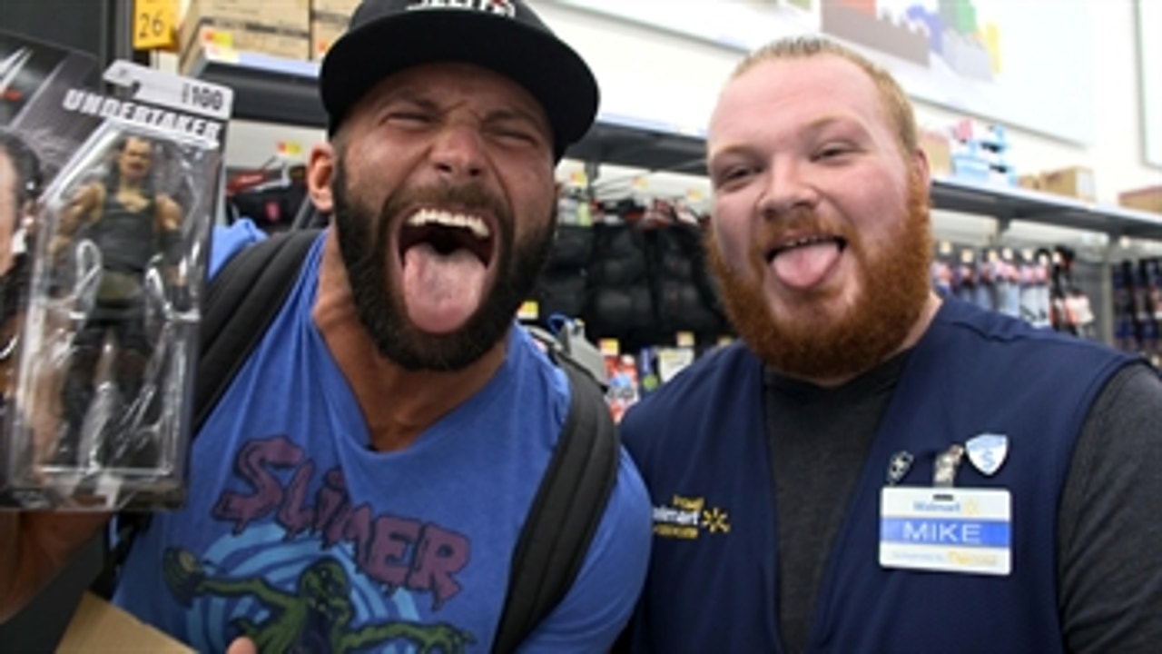 Zack Ryder hunts for WWE Ghostbusters and Basic Series 100 at Walmart