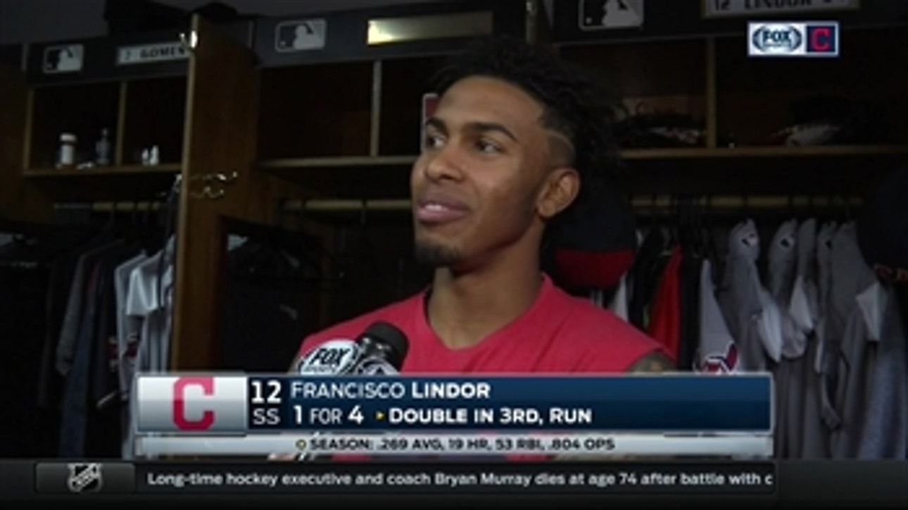 Francisco Lindor is glad to have Jay Bruce around for stretch run