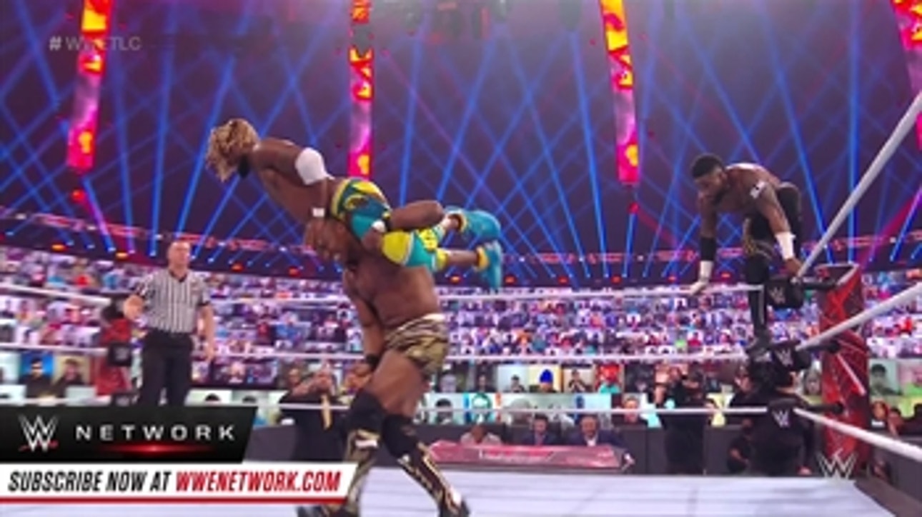 Kofi Kingston takes flight to ground The Hurt Business: WWE TLC 2020 (WWE Network Exclusive)