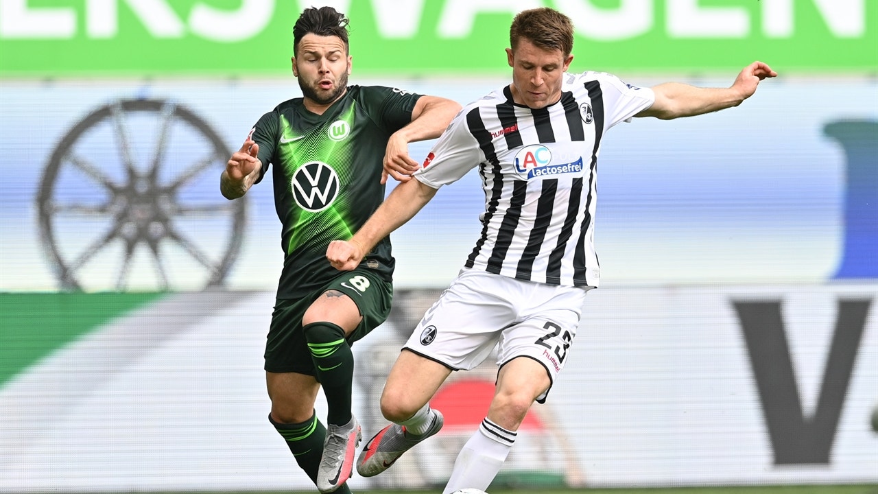 Lucas Höler nets late first-half goal to bring Freiburg within a goal vs Wolfsburg