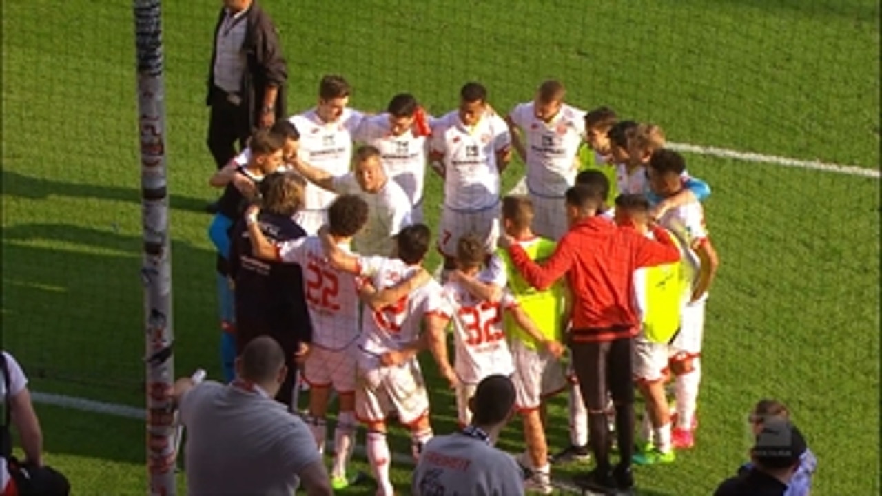 Mainz fan gave team a motivational speech after loss