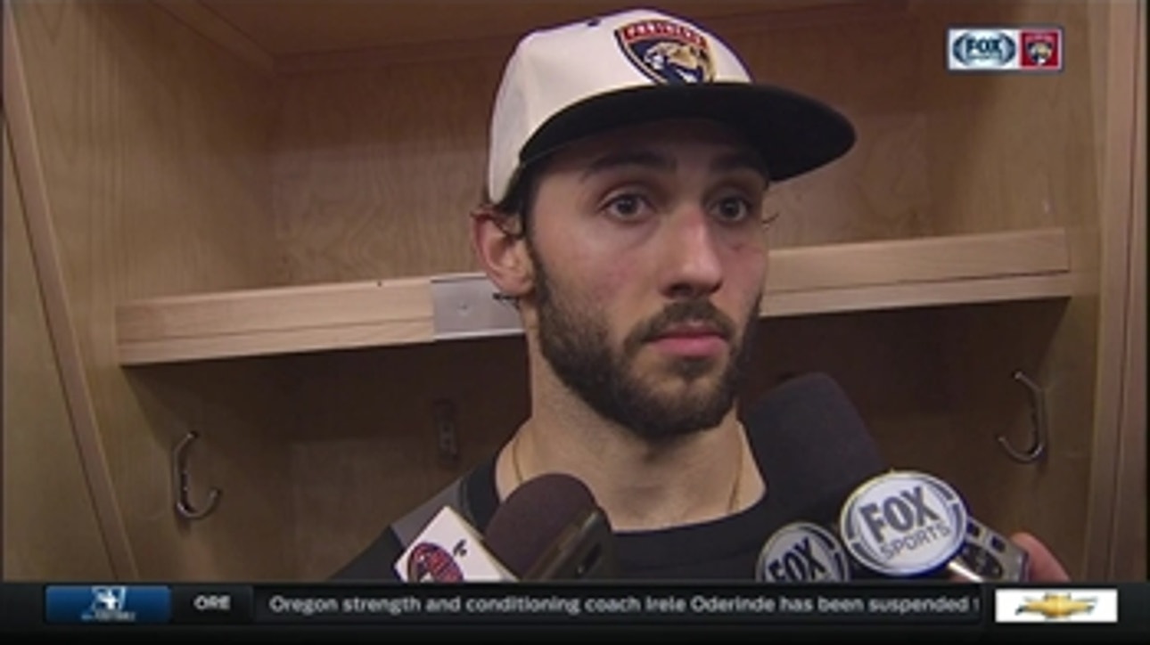 Panthers' Vincent Trocheck: 'Every time we get up, we back off'