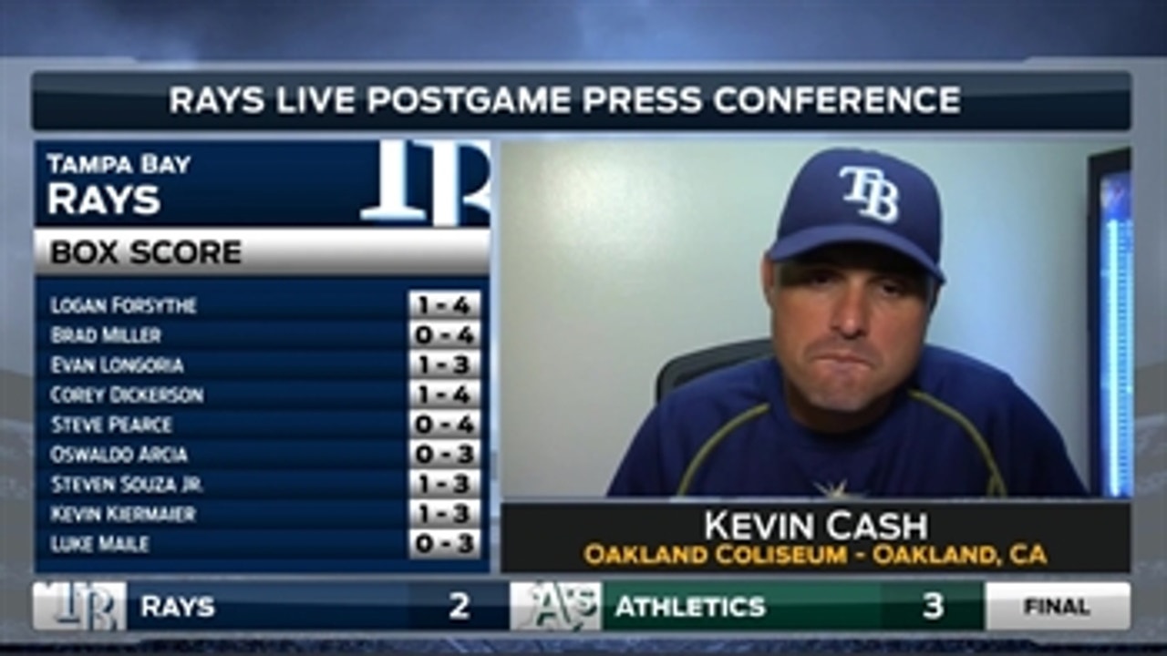Kevin Cash says homers continue to hurt Rays