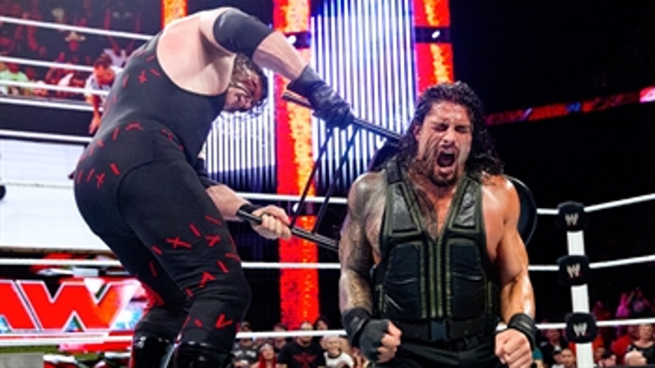 Roman Reigns vs. Kane - Last Man Standing Match: Raw, Aug. 4, 2014 (Full Match)