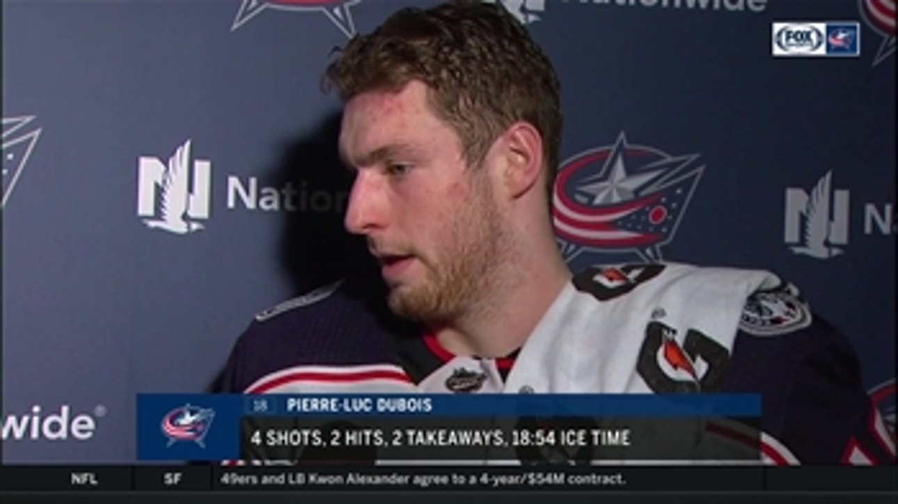 If Blue Jackets can replicate their performance vs. Islanders, Pierre-Luc Dubois thinks they'll get a lot of wins